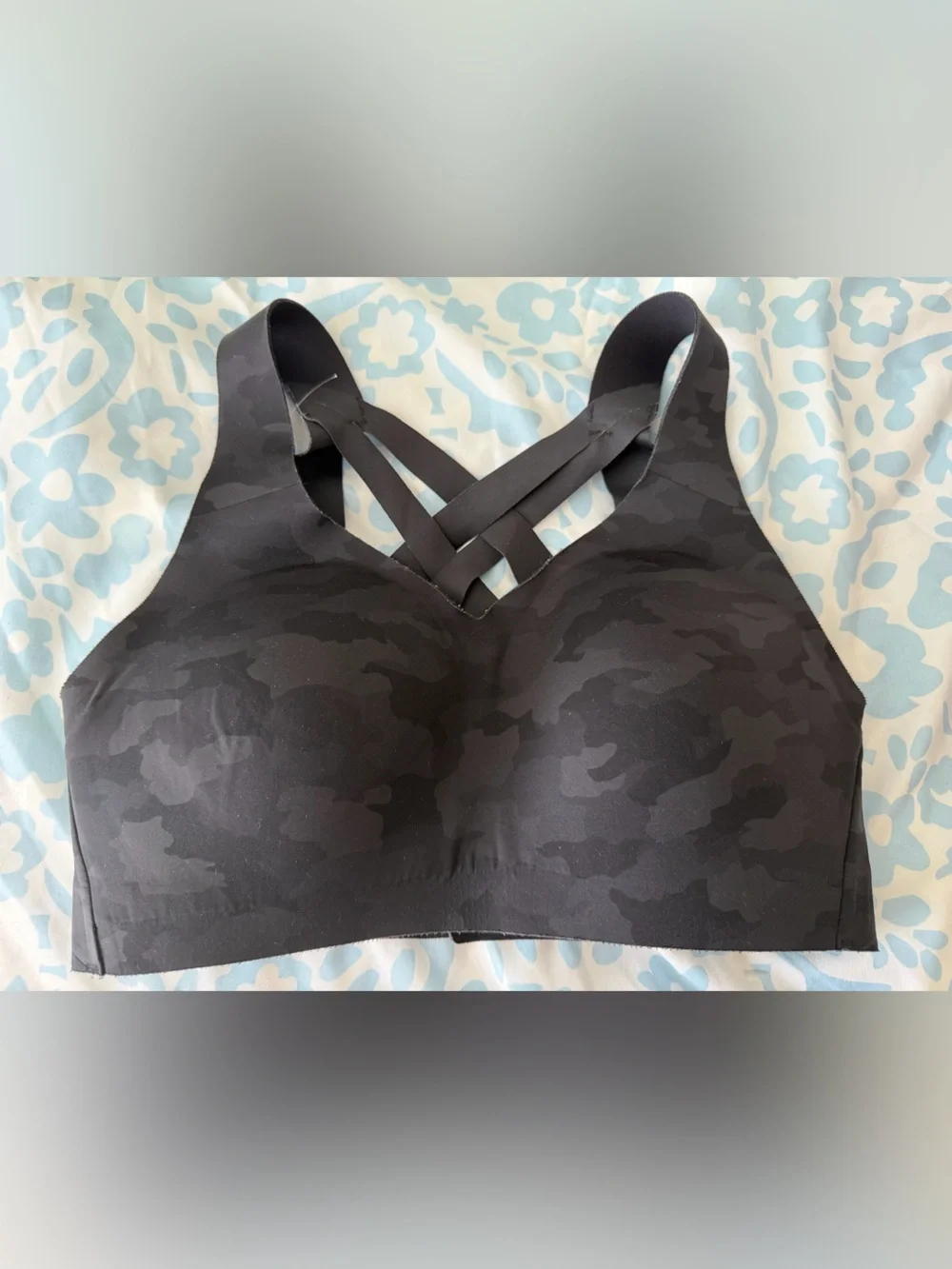 Lululemon Enlite Bra Weave High Support in Heritage Black Camo size 32C